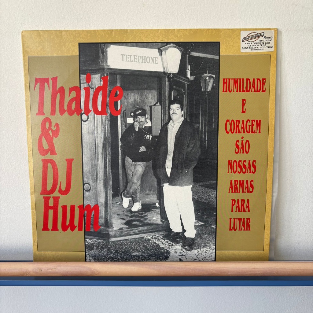 LP Thaide & DJ Hum – Humildade E Coragem São Nossas Armas Para Lutar (1992) Disco de Vinil G+