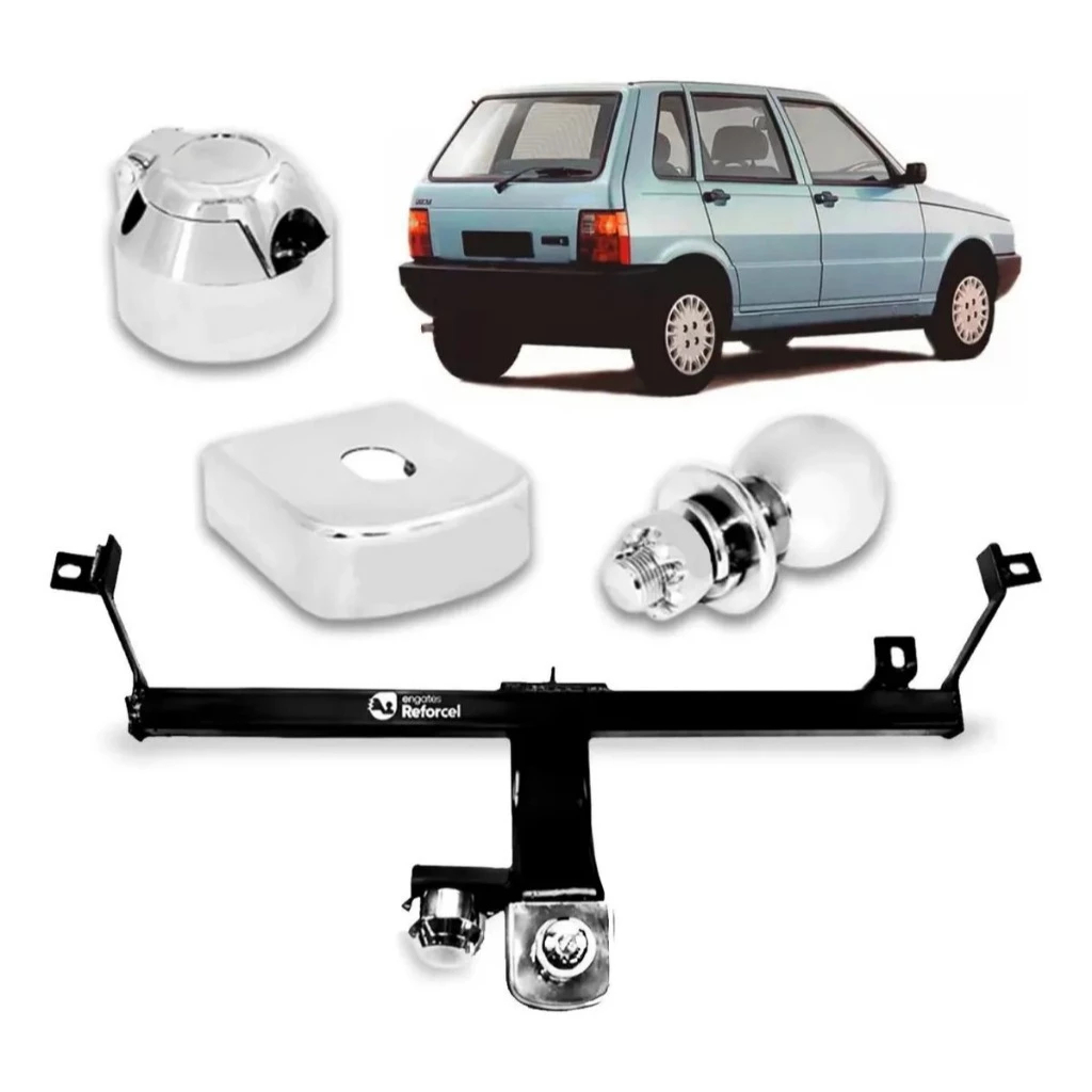 Engate Reboque Fiat Uno 2004 2005 2006 2007 2008 2009 2010 bOM.