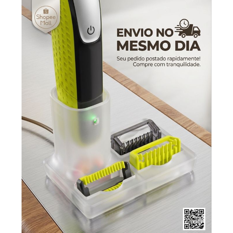 Suporte Organizador Banheiro Para Barbeador Philips OneBlade Suporte organizador Philips