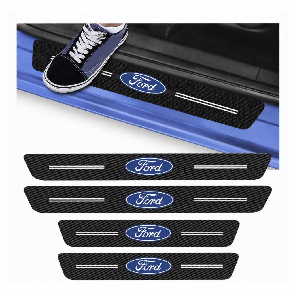 Soleira Ford Portas do Carro Porta Malas Universal Ford KA Fiesta Ecosport Mustang