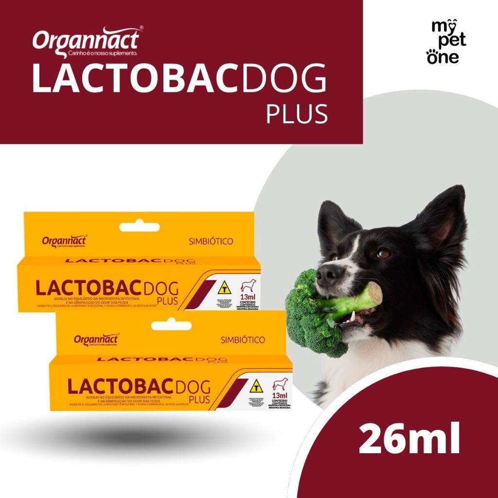2 Lactobac Dog Plus Organnact - 13ml