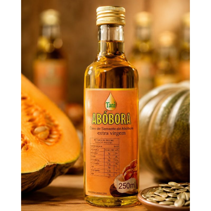 Óleo de Semente de Abóbora Extra Virgem Tani 250ml – Prensado a Frio
