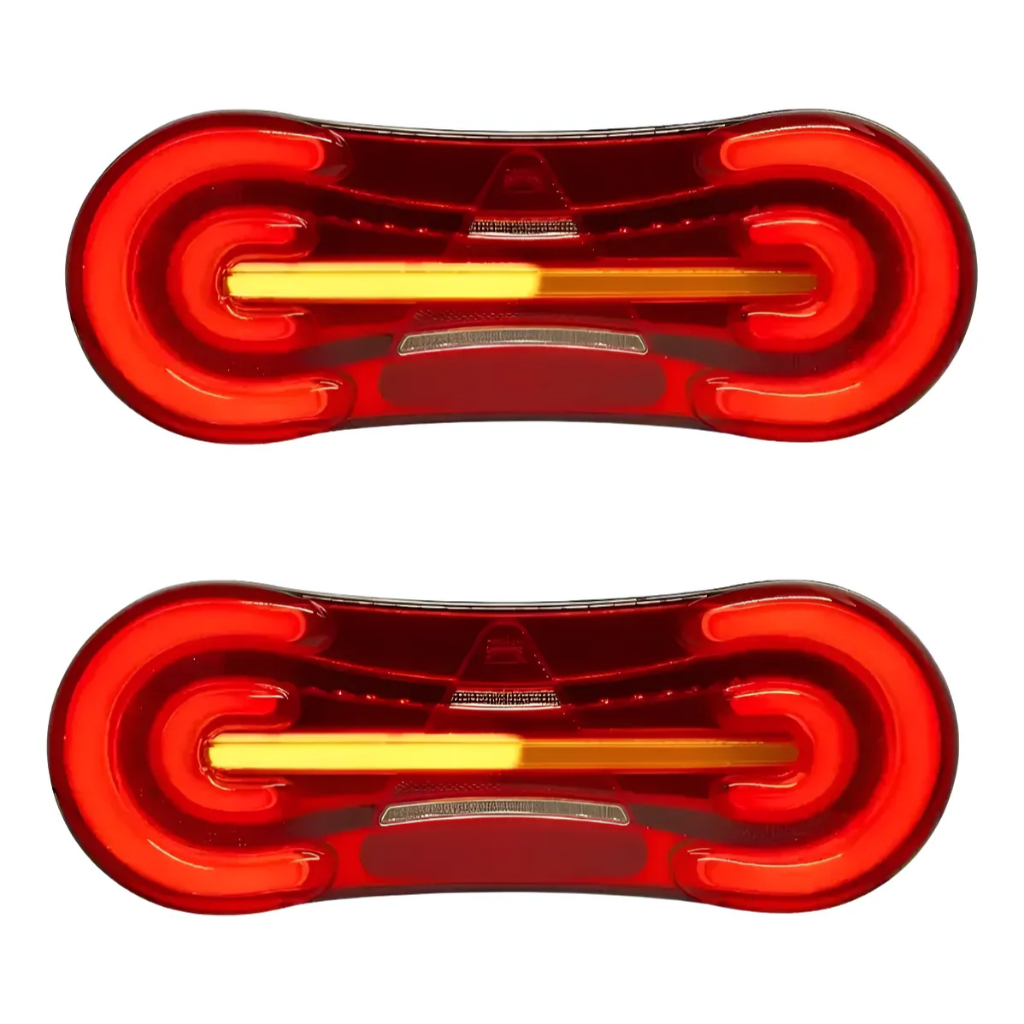 Par Lanterna Traseira Led Para Carreta Facchini 2018 12/24v