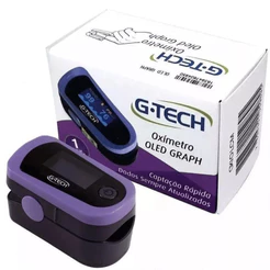 Oximetro Digital De Dedo Medidor De Saturação e Oxigênio No Sangue G-tech