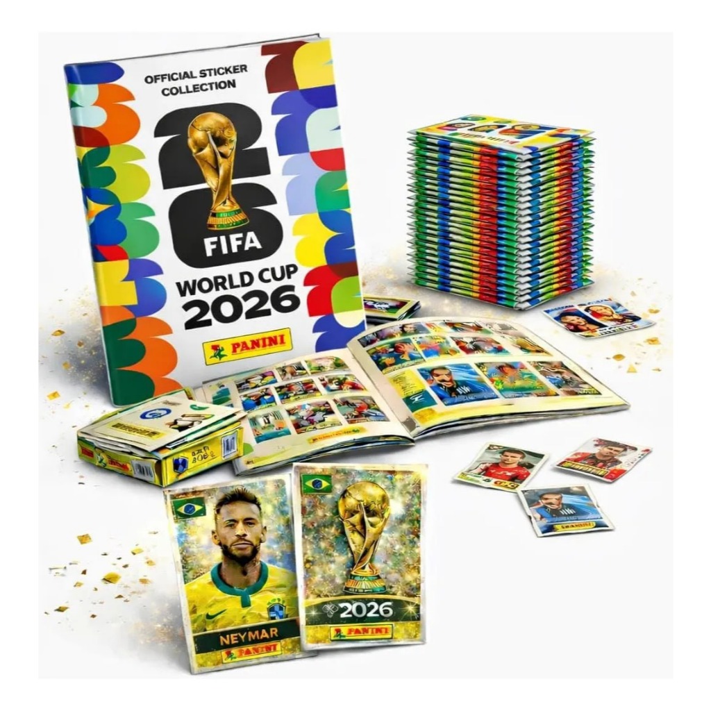 Album ORIGINAL Copa do Mundo + 7 Figurinhas 2026 Complete seu álbum - Album Capa Mole