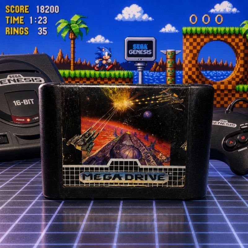 Battle Squadron Original Mega Drive Sega Genesis 16 Bits Testado