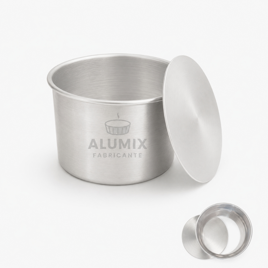 FORMA REDONDA ALUMIX 15X10 - COM FUNDO REMOVÍVEL | BOLO E TORTA - COM NOTA FISCAL