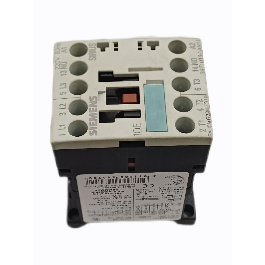 CONTATOR SIEMENS TRIFASICO SIRIUS 3RT1016-1AN11