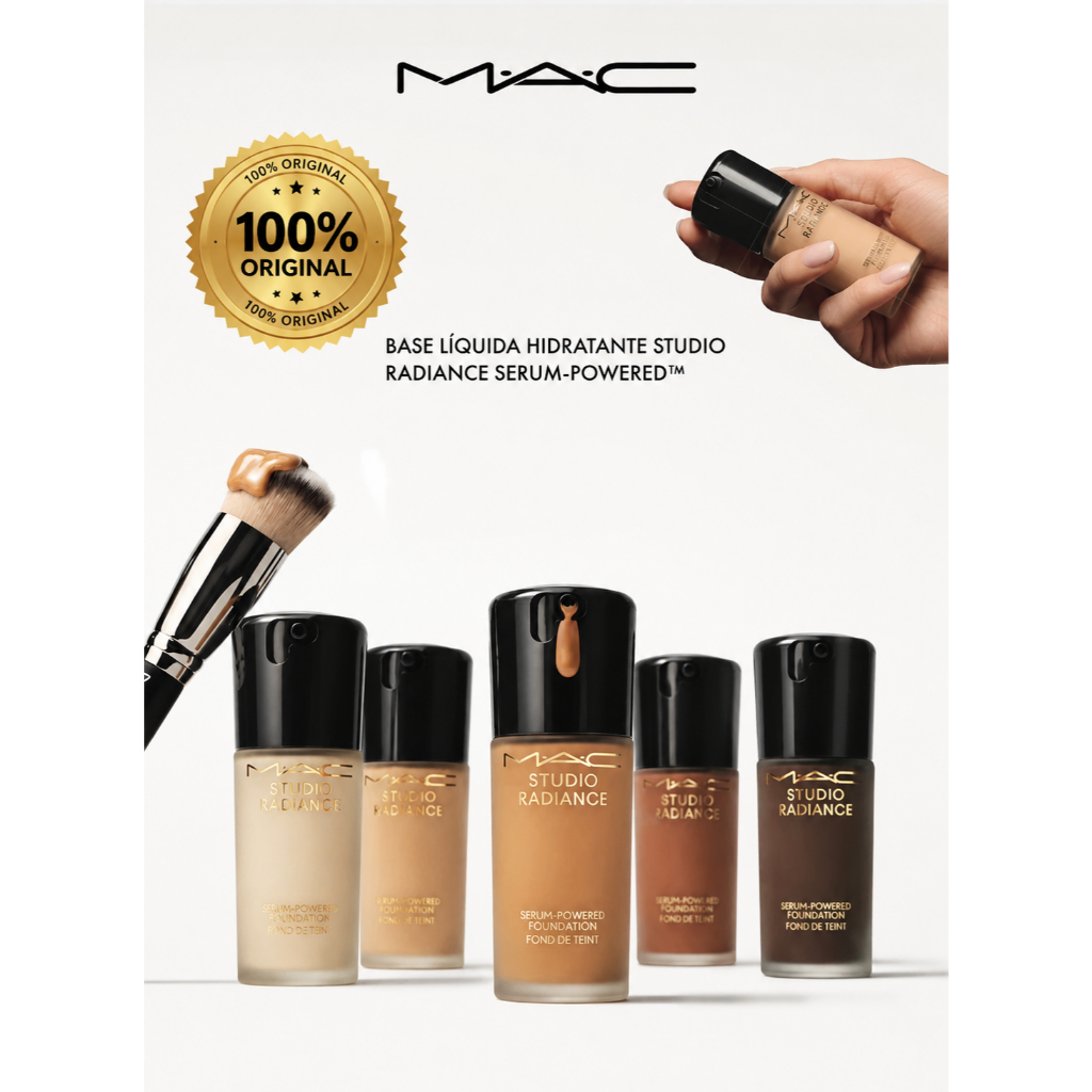 MAC ESTUDIO FIX BASE LÍQUIDA HIDRATANTE STUDIO RADIANCE SERUM-POWERED - ORIGINAL