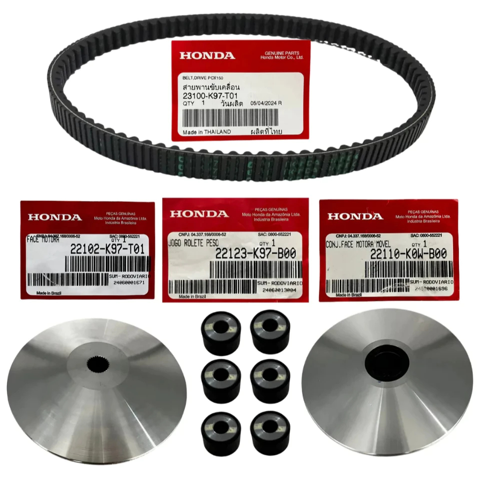 Kit Cvt Embreagem Moto Honda Pcx150 2016 A 2018 Original Honda