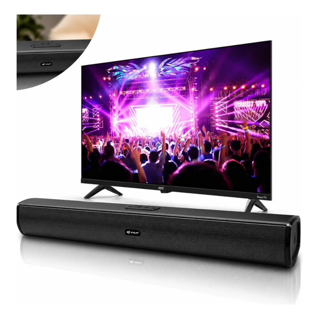 Mini Sound Bar Bluetooth Caixa De Som Home Theater Portátil Tv/pc