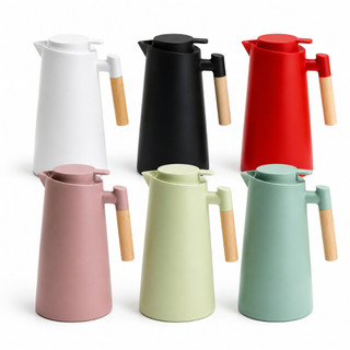 Garrafa Térmica Café 1 Litro Com Termômetro Led Para Chás Design Moderno