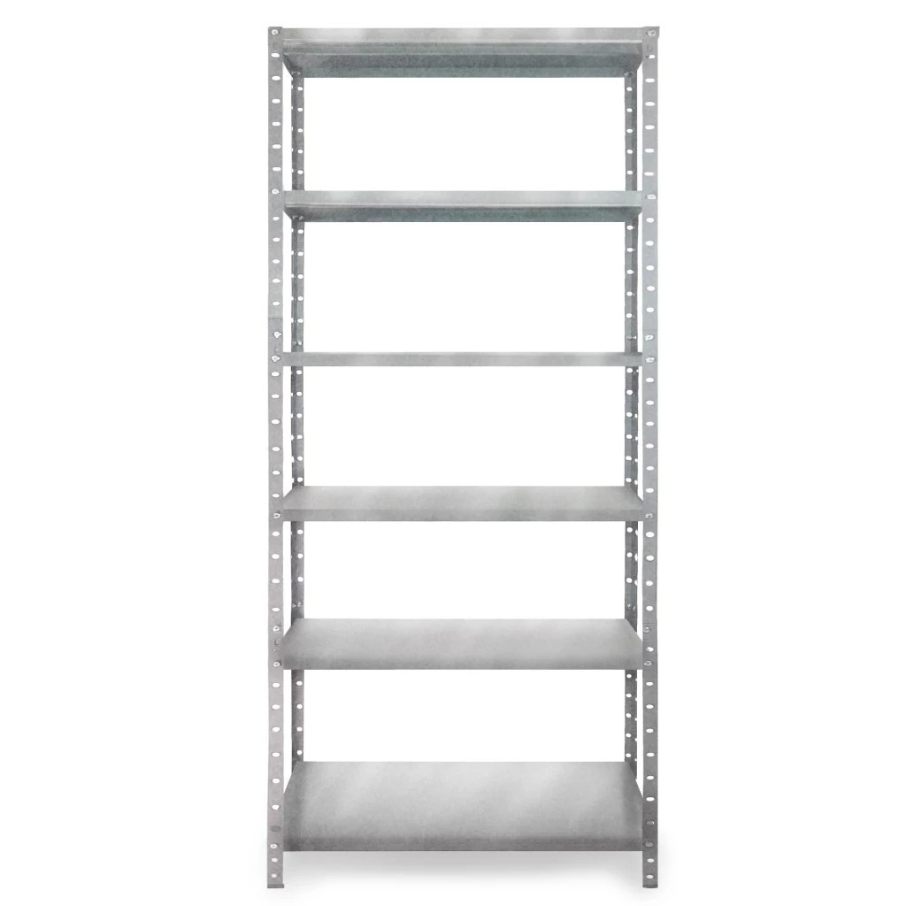 Estante Aço Prateleira Multiuso 6 Nivel Bandeja Reforçada Aço Galvanizado 90cm