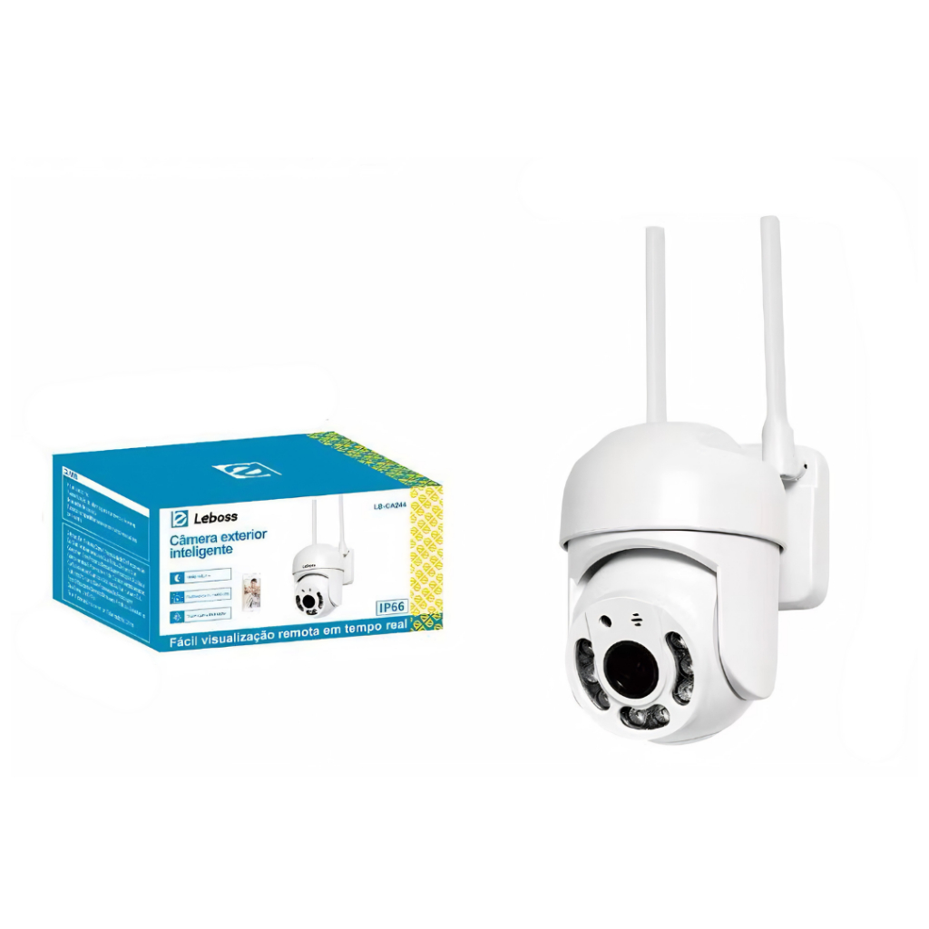 Câmera de Segurança Wi-Fi com com Visão Noturna 355° IP66 Yoosee para Casa e Comércio