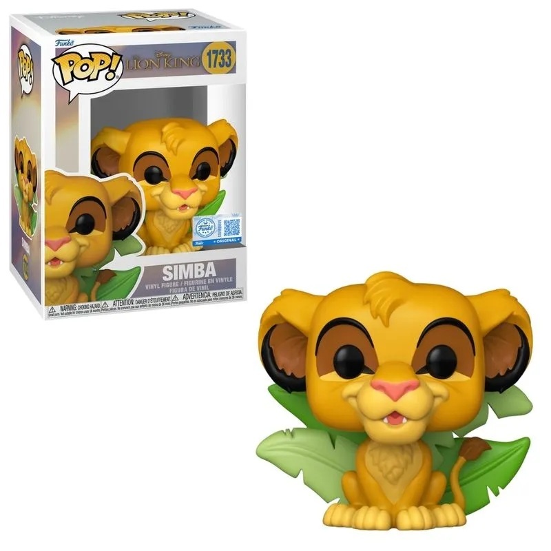 Funko Pop Disney O Rei Leão Simba 1733 Exclusivo Original