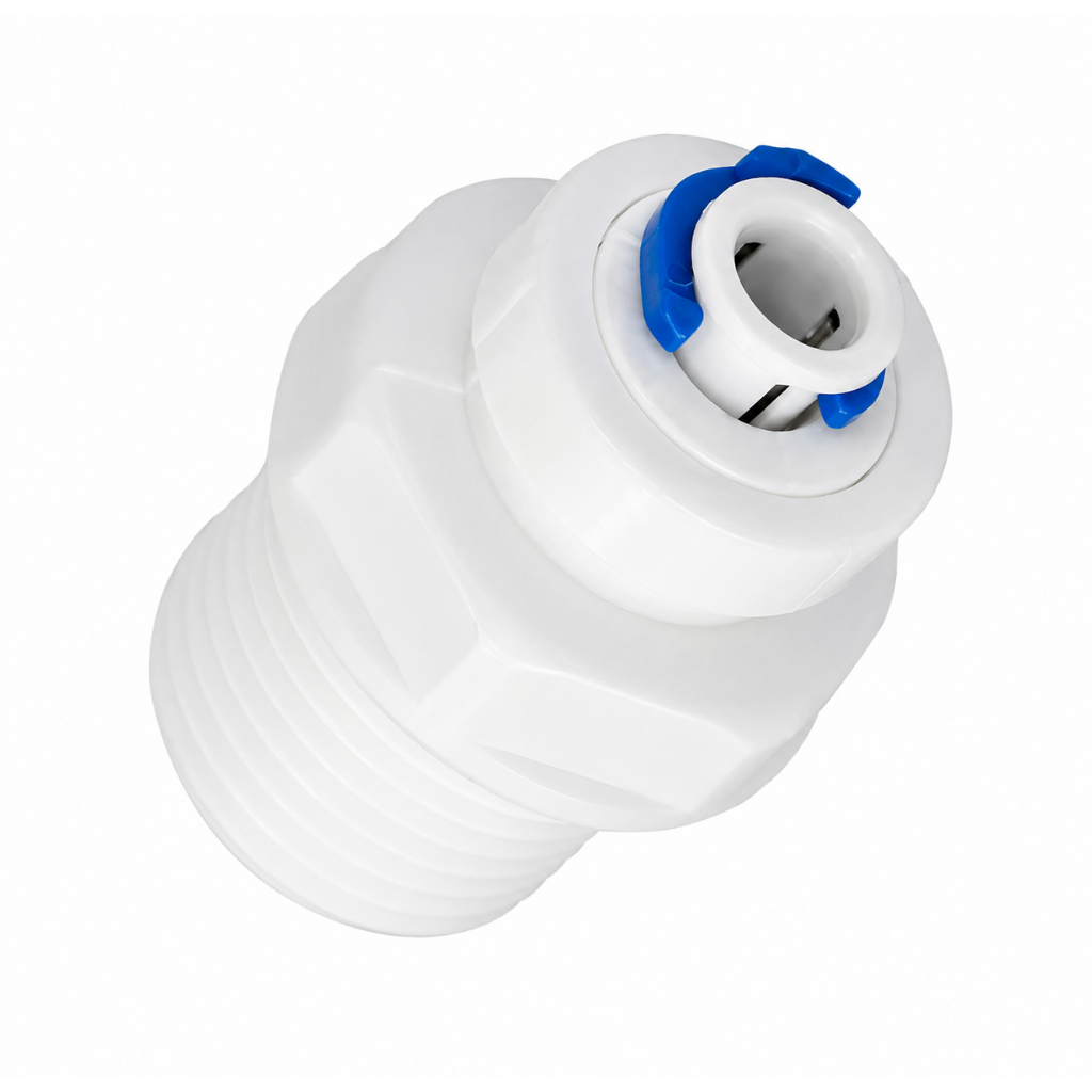 Adaptador Reto Engate Rápido 1/4 X Rosca 3/8 – Filtro de Água, Purificador e Mangueira · foto 2