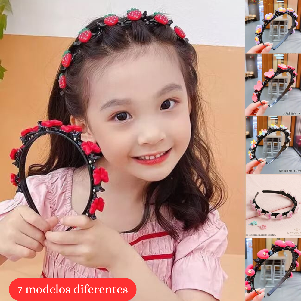 Tiaras com Prendedores Fofos para Penteados Infantis