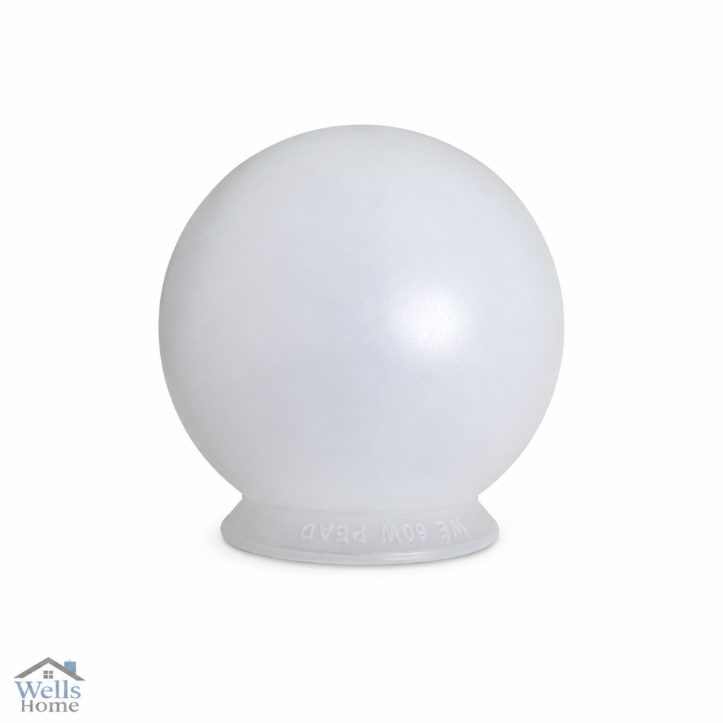 Globo Bolinha 15cm Boca 10cm Globo Para Ventilador de Teto ou Lustre