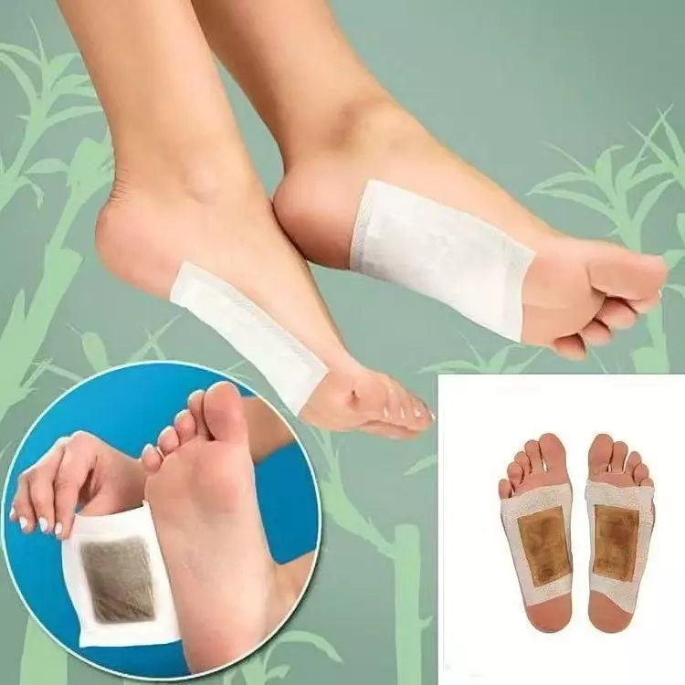 Adesivo Detox Relaxante Para os Pés com Gengibre e Sal — imagem 1