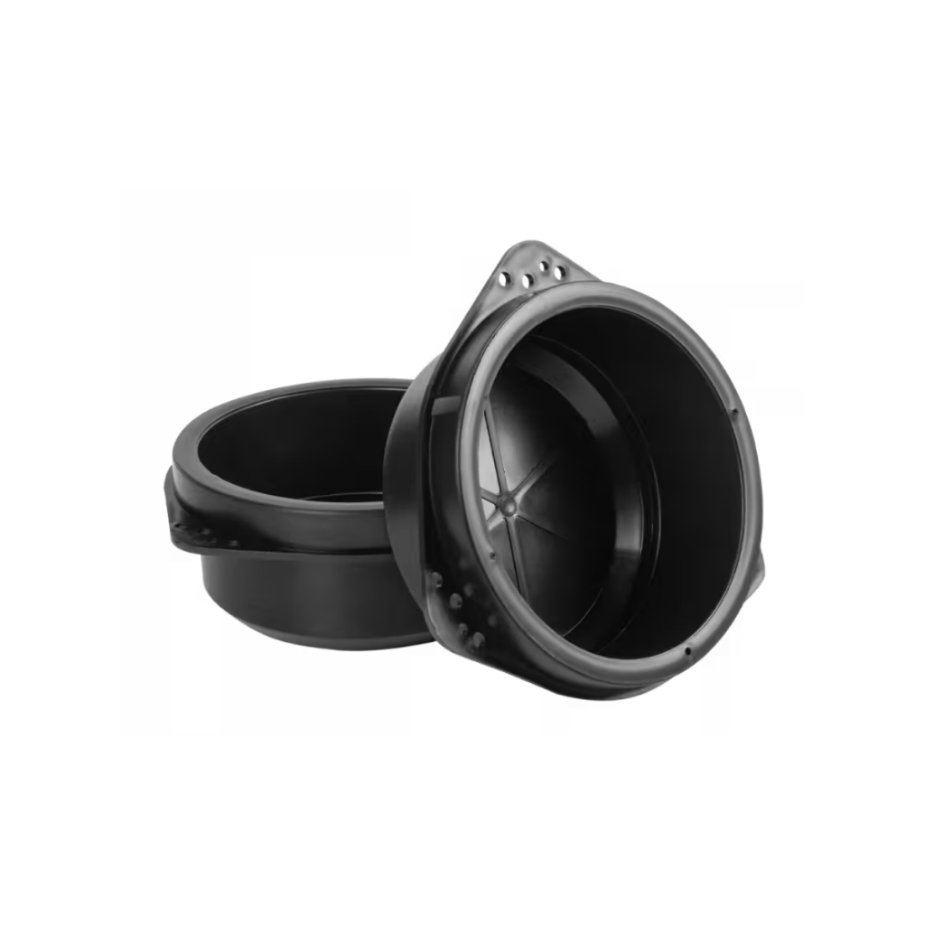 Par Aro Adaptador Pk Box Gol Corsa Dianteiro 6 Polegadas Preto