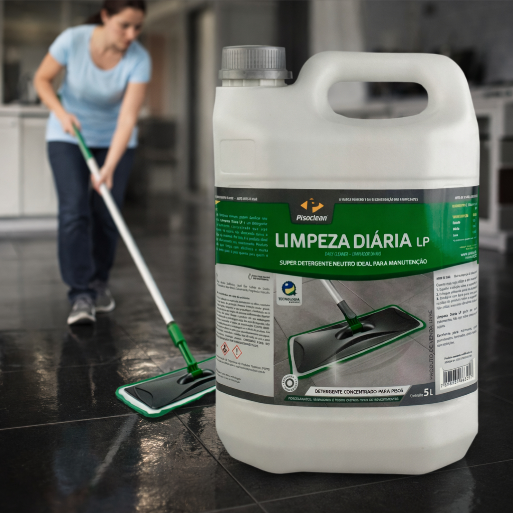 Pisoclean Limpeza Diária 5L Limpeza Profissional Limpeza Diária LP Detergente Co