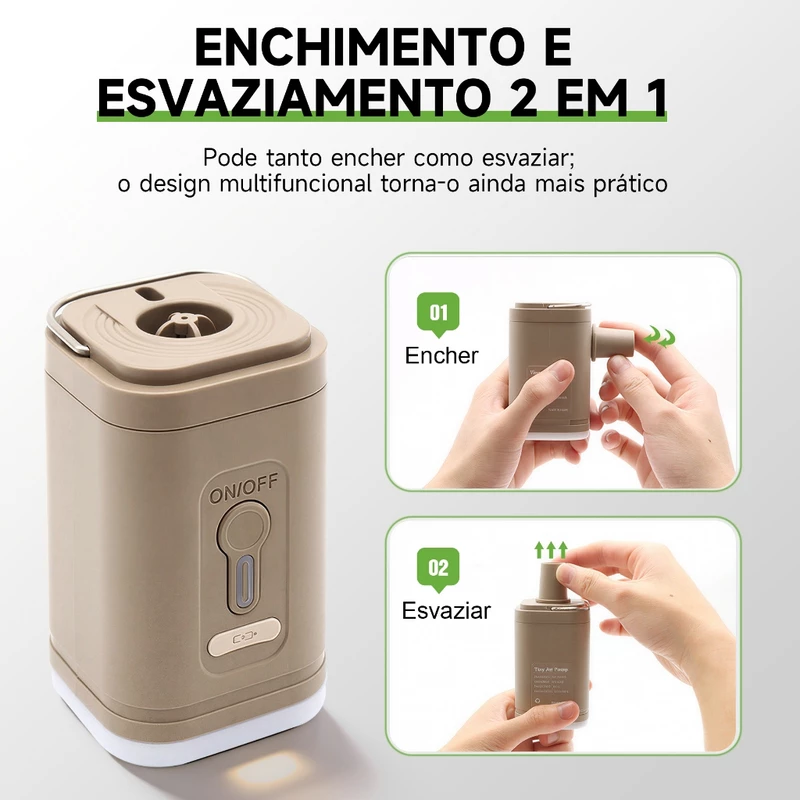 Colchão Inflável Casal para Camping e Viagem — foto 3