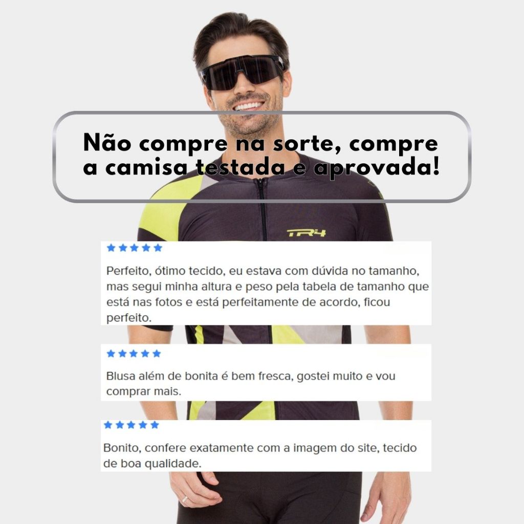 Camisa de Ciclismo Masculina Premium TR4 Slim Bike Pedal MTB · foto 2