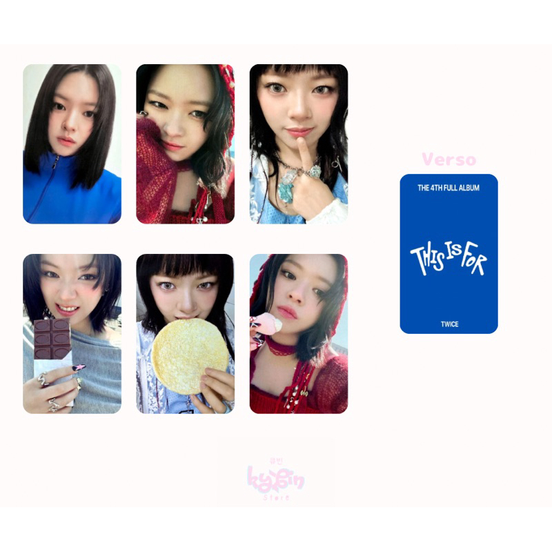Photocards TWICE ( JEONGYEON ) - THIS IS FOR - Fanmade/Kpop - Leia a legenda