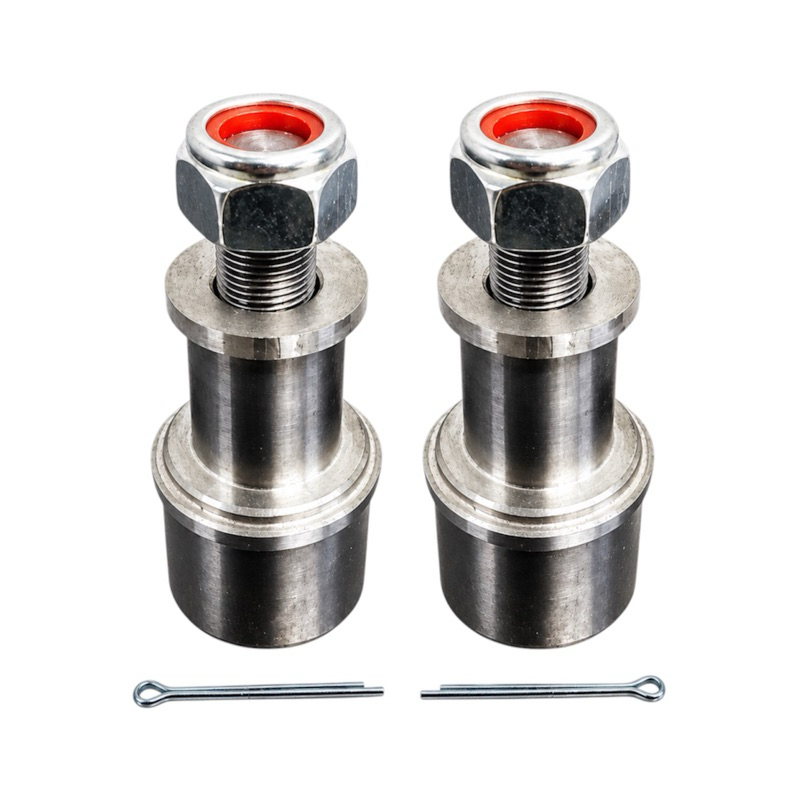 Par De Ponta Ponteira De Eixo Fiat Para Carretinha Reboque Para Tubo 2''