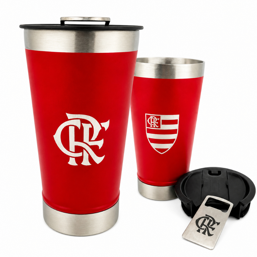 COPO TÉRMICO OFICIAL FLAMENGO ESCUDO