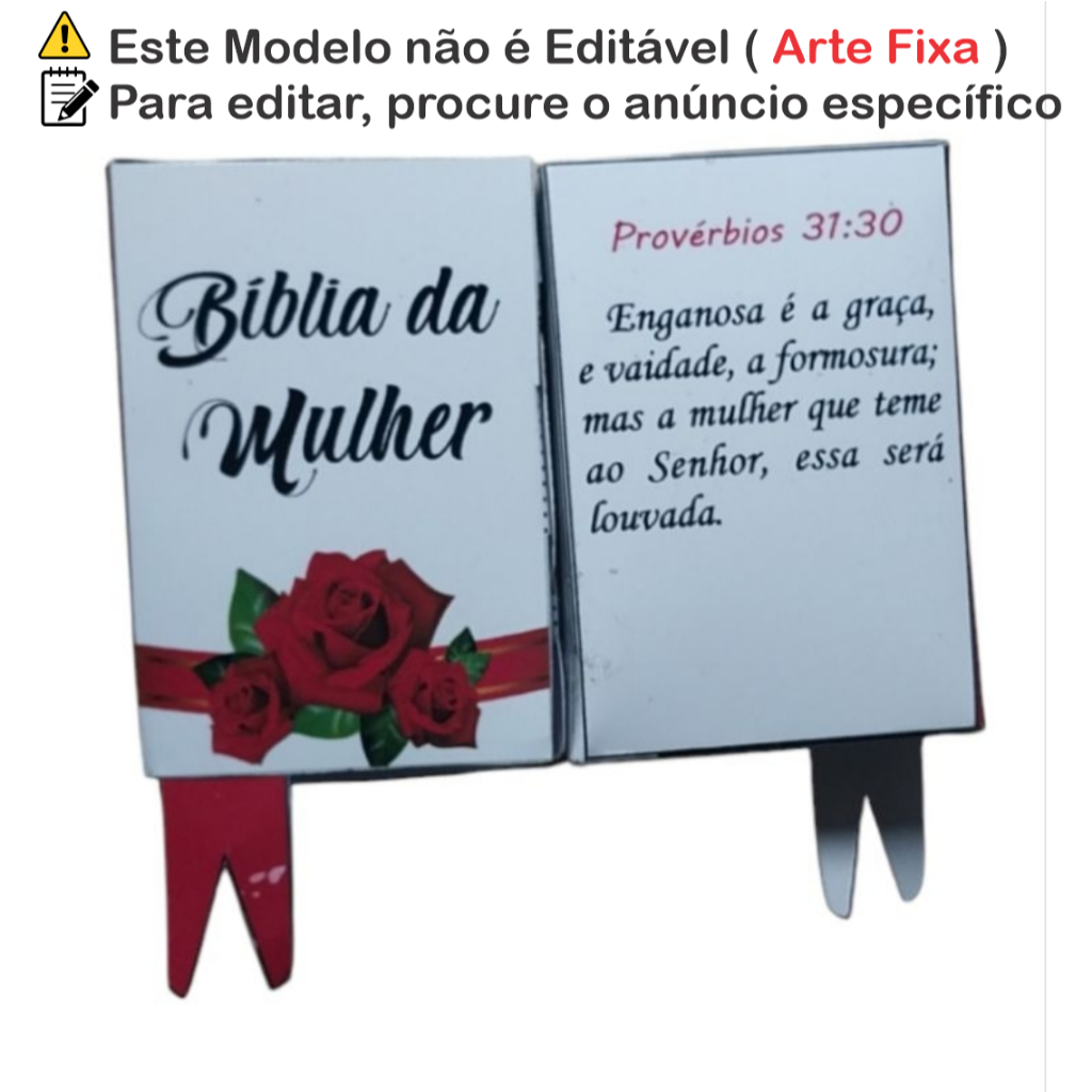 25un - Caixinhas Mini Bíblia – Homenagem Especial para Mulheres Cristãs