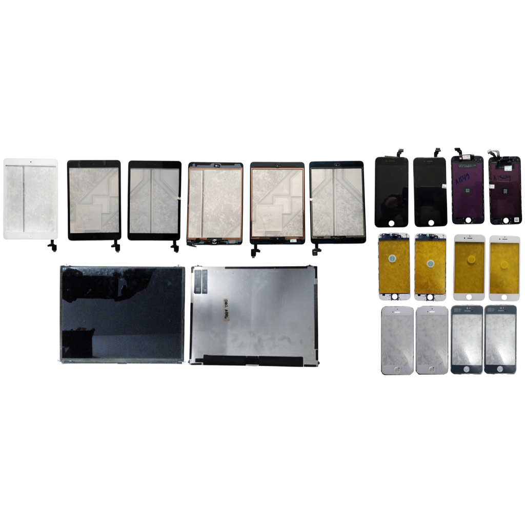 Lote Telas Vidro E Display iPhone 6 7 + iPad 2 E iPad Mini 1e 2 - No Estado