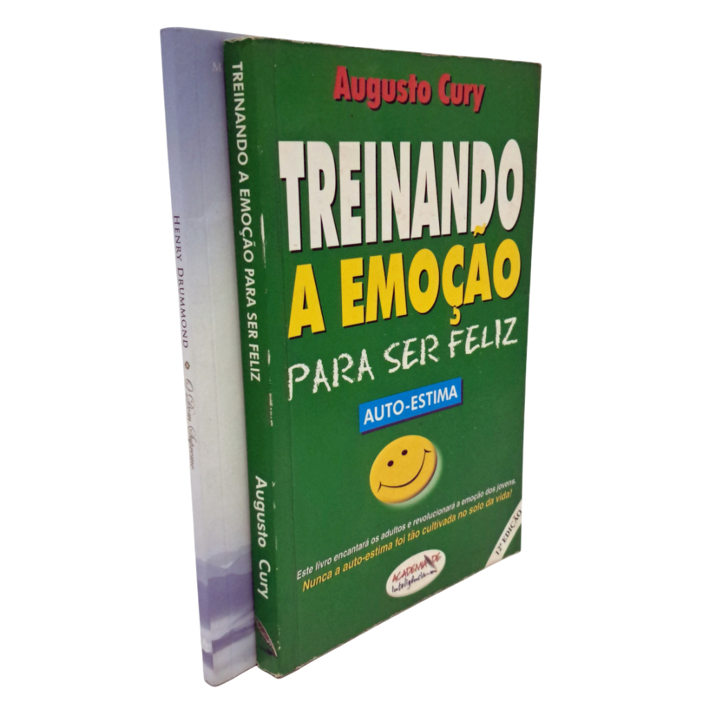 KIt 2 Livros Treinando a Emoção Augusto Cury + O Dom Supremo Henry Drummond