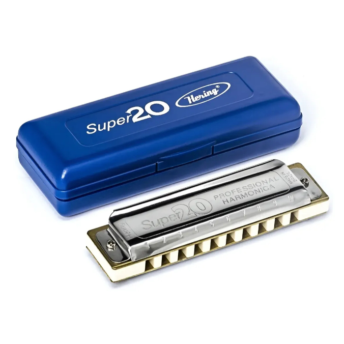 Gaita Hering Diatônica Super 20 C Dó 8020c + Case