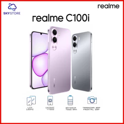 Realme C100i 4G, Versão Global, processador Unisoc T7250, NFC, Bateria 7000mAh, 128/256GB + 4GB RAM