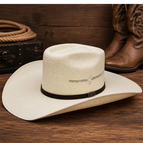 CHAPÉU PALHA BANGORA MASCULINO FEMININO UNISSEX  ESTILOSO COUNTRY  BARRETOS CORRIDA CAVALGADA RODEIO