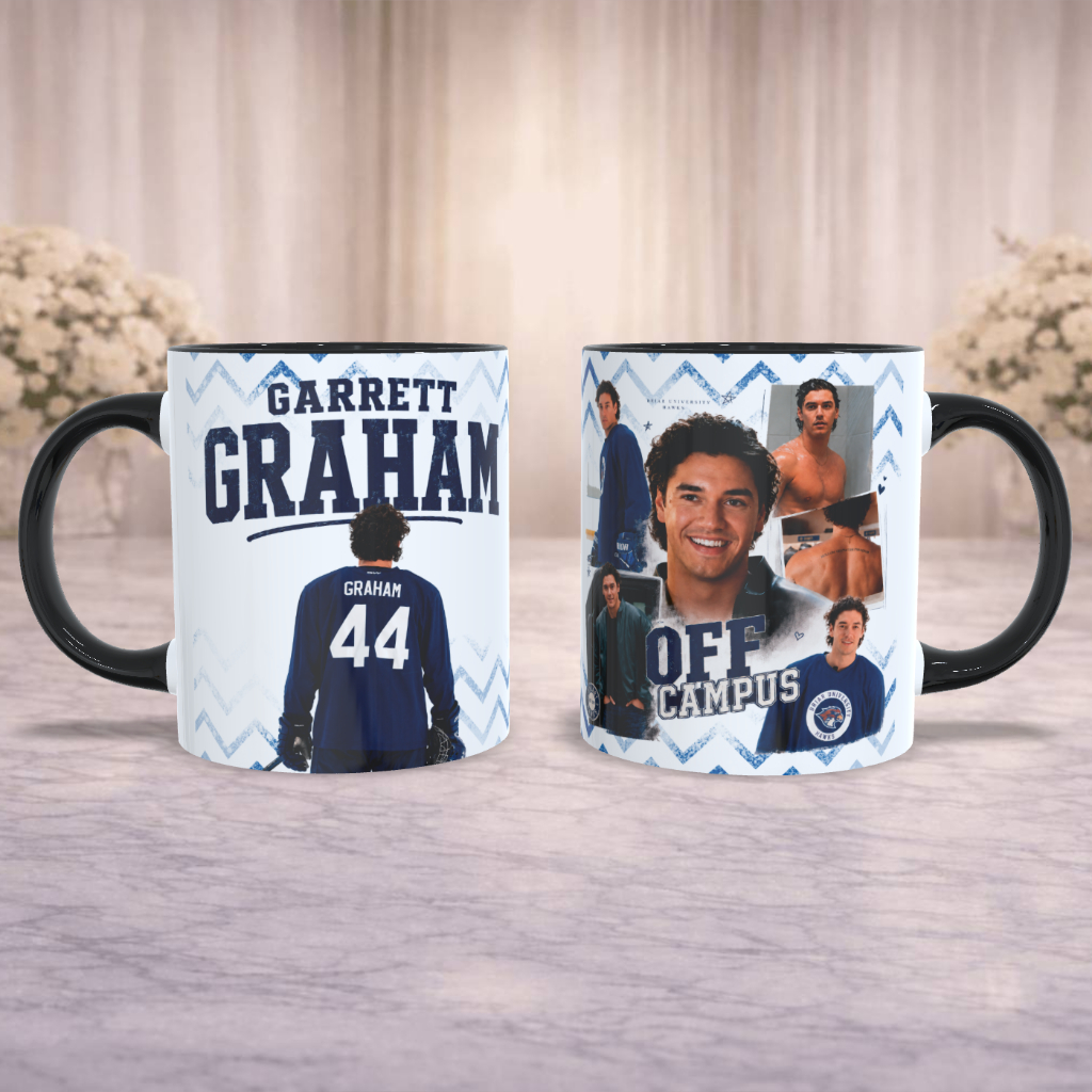 Caneca Personalizada Inspirada em Off Campus Série Para Fãs de Romance Universitário | Garrett Graham