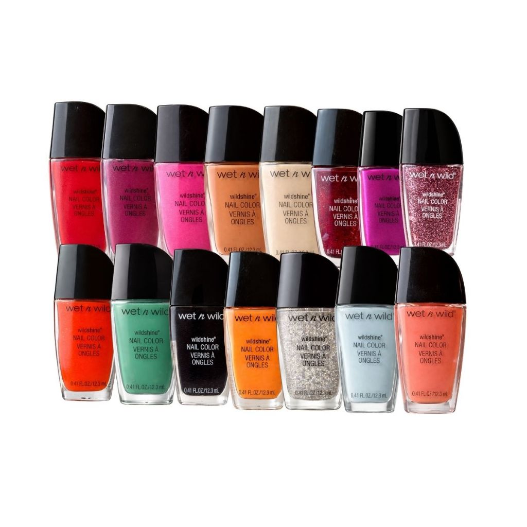 Kit 16 Esmaltes Cremoso Wet N Wild Alto Brilho Longa Duração Secagem Rápida Prof