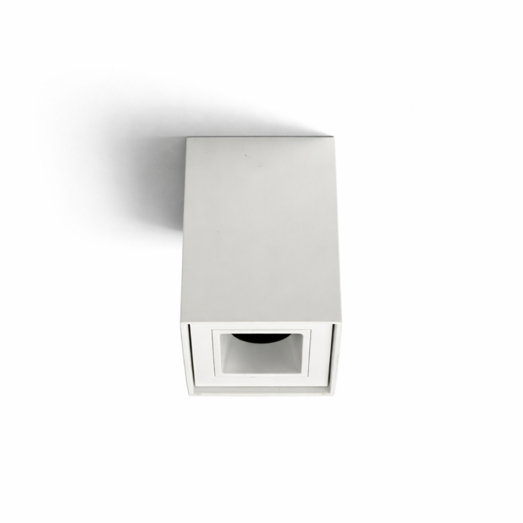 Spot Plafon Box Linea 1 Foco Branco Sobrepor Mr11 Branco