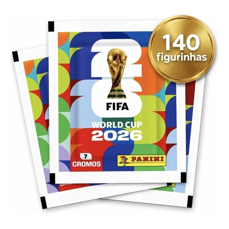 Kits Figurinhas Álbum Copa FIFA 2026 Panini Oficial FIFA + 35, 70 ou 140 Figurinhas Lacradas | Pronta Entrega