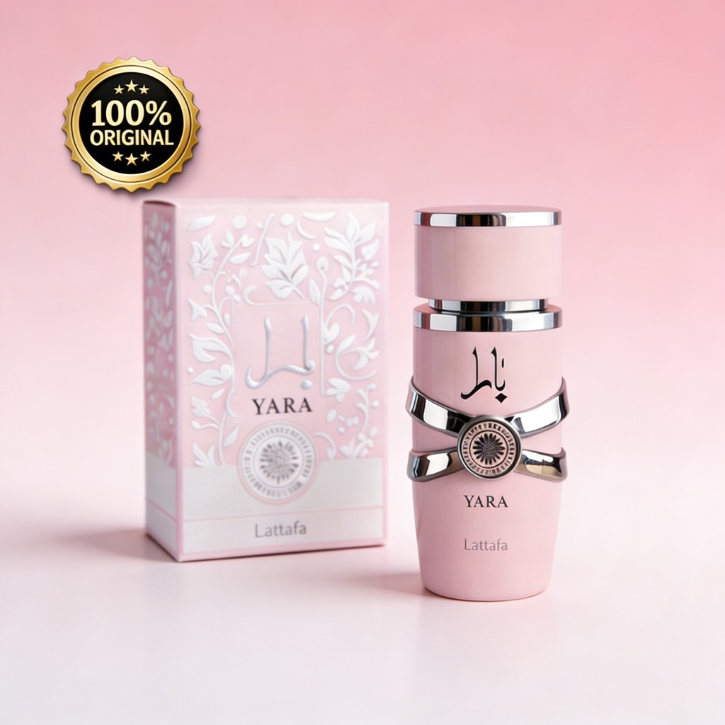 Perfume Árabe Lattafa Yara Rosa Feminino Eau de Parfum Original--100ml