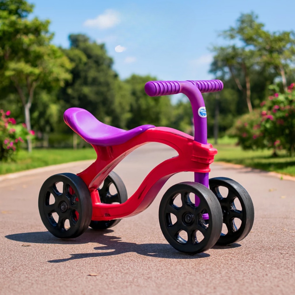 Bicicleta Equilibrio Infantil Andador Bebe Passeio Criança Azul Rosa Menina Sem Pedal Vermelho Cores