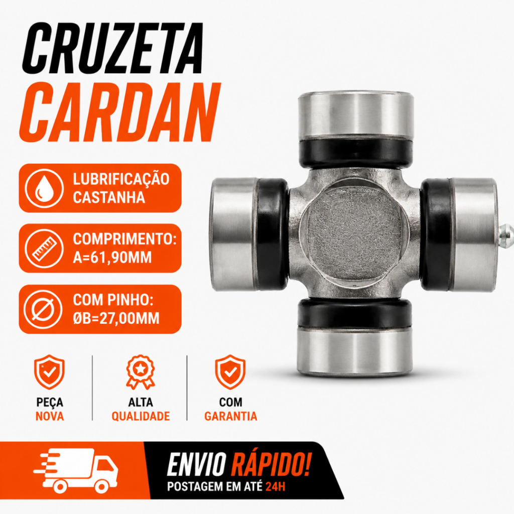 Cruzeta  Cardan Chevette/ Pampa/ Belina/ Opala/ Empilhadeira/ Trator LUBRIFICACAO CASTANHA