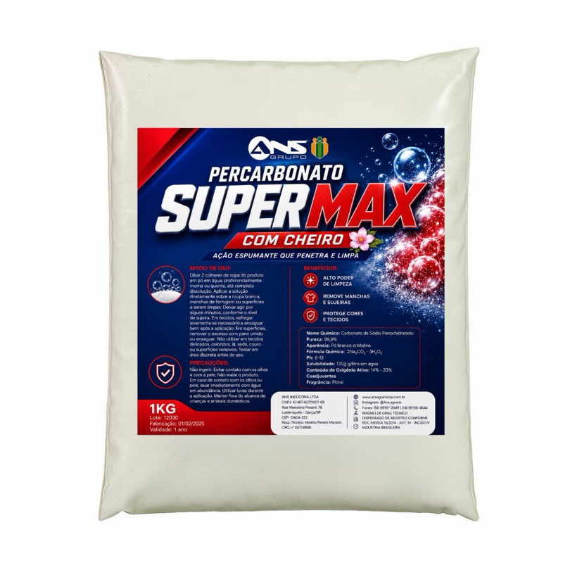 Percarbonato de sódio SuperMax 1kg