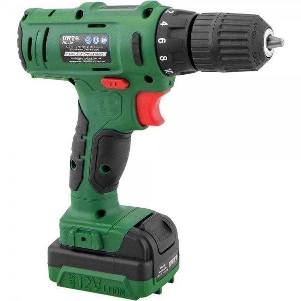 Parafusadeira e Furadeira Com Bateria 12V Bivolt PFD120 DWT
