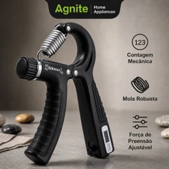 Hand Grip Agnite Ajustável 5-60kg Fitness Fortalecedor de Mãos Punho e Antebraço