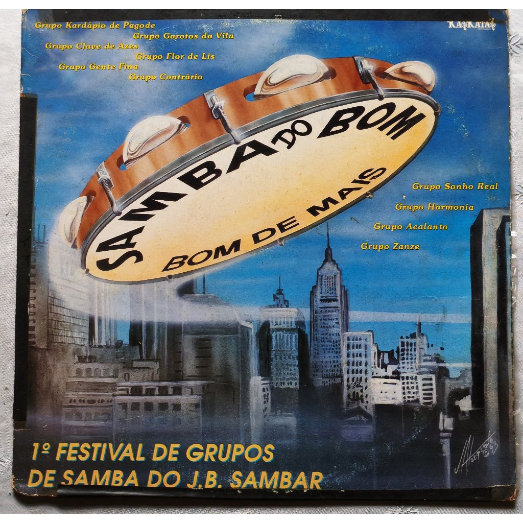 LP Vinil - Samba bom - Bom demais - L3809