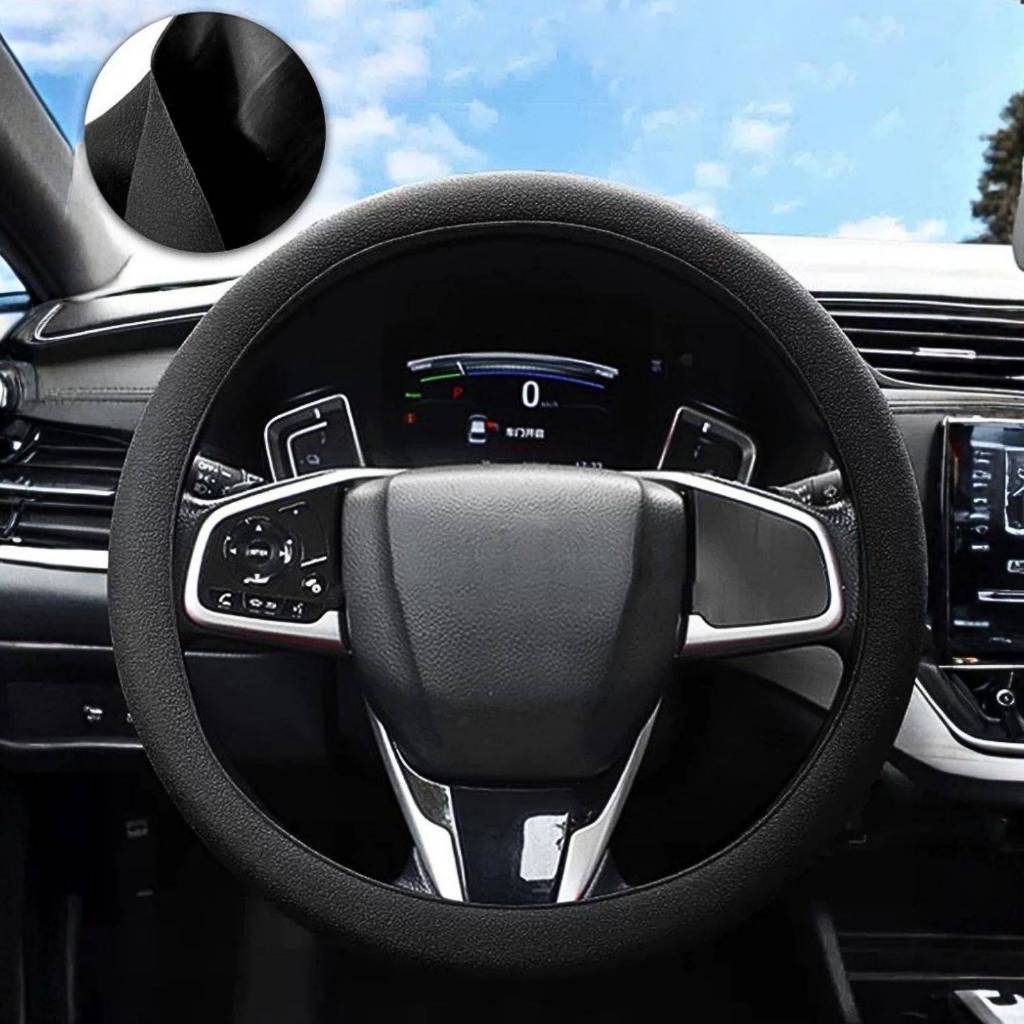 Capa De Silicone Para Volante De Carro Verão Universal Elástica Textura Macia Multicolorida Decoração