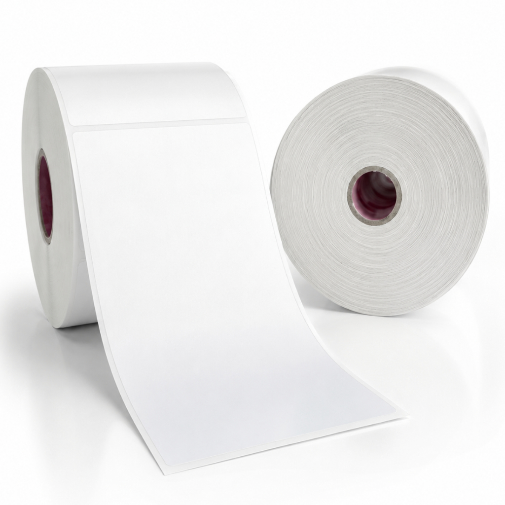 1 Rolo Etiqueta 10x15 100x150 (500 etq/rolo) Térmica Adesiva Serrilha Não Usa Ribbon Para E-Commerce