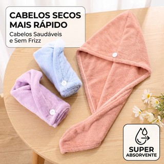3/5/10 PCS Toalha De Cabelo Banho Toalha Grossa Mágica para Secar Cabelo de Microfibra Gr…